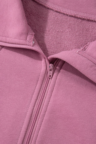 Quarter Zip Hight Neck Sweatshirt - 8 Colors