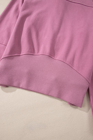 Quarter Zip Hight Neck Sweatshirt - 8 Colors