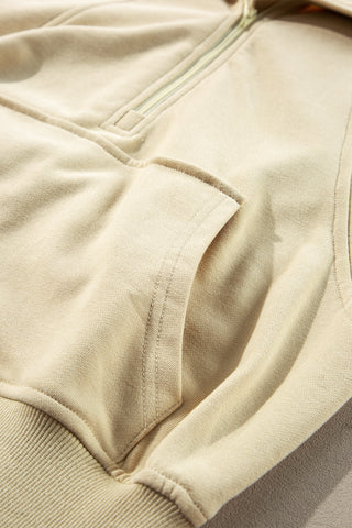 Quarter Zip Hight Neck Sweatshirt - 8 Colors