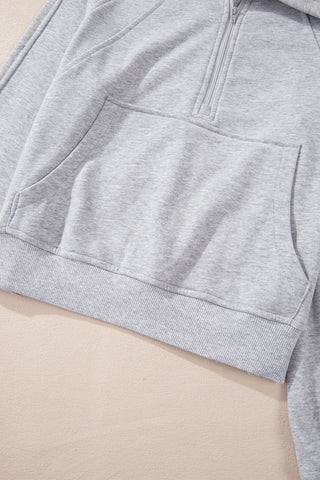Quarter Zip Hight Neck Sweatshirt - 8 Colors