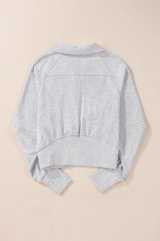 Quarter Zip Hight Neck Sweatshirt - 8 Colors
