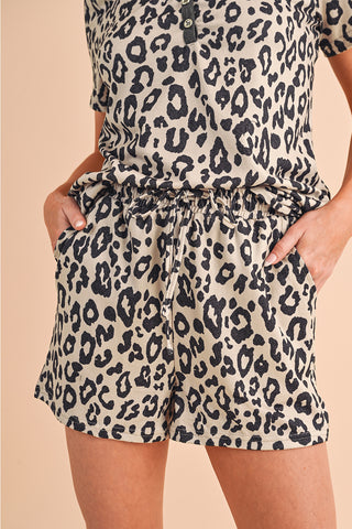 Short Sleeve Tee and Drawstring Shorts Set
