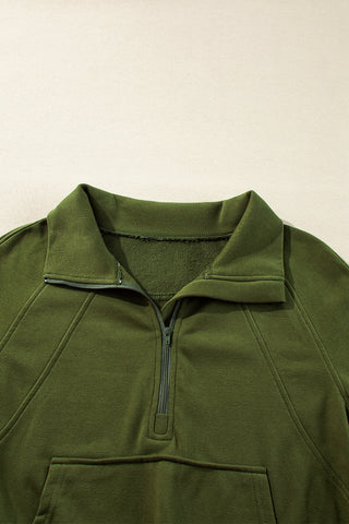 Quarter Zip Hight Neck Sweatshirt - 8 Colors