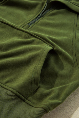 Quarter Zip Hight Neck Sweatshirt - 8 Colors