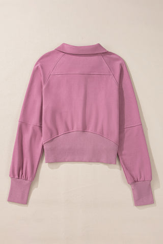 Quarter Zip Hight Neck Sweatshirt - 8 Colors