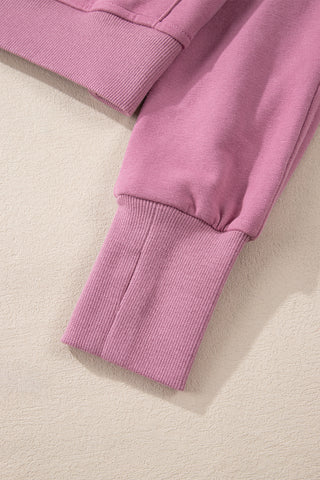 Quarter Zip Hight Neck Sweatshirt - 8 Colors
