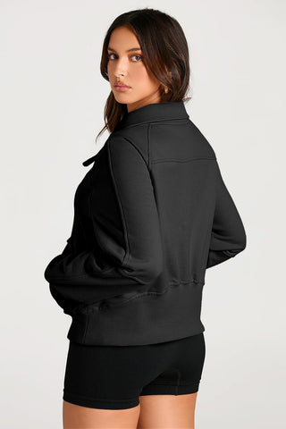 Quarter Zip Hight Neck Sweatshirt - 8 Colors