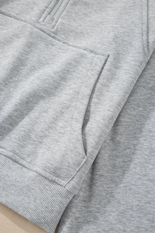 Quarter Zip Hight Neck Sweatshirt - 8 Colors