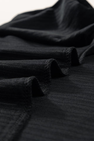 V Neck Textured T Shirt - 2 Colors