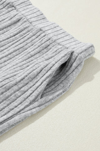 Ribbed Knit Loungewear Set - 4 Colors