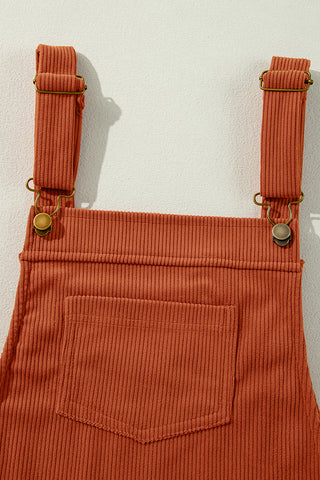 Corduroy Overalls Dress - 3 Colors