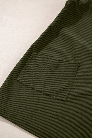 Corduroy Overalls Dress - 3 Colors
