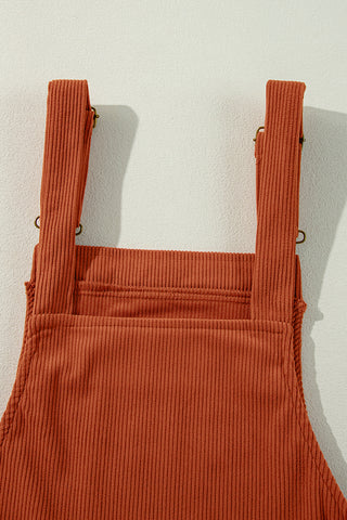 Corduroy Overalls Dress - 3 Colors