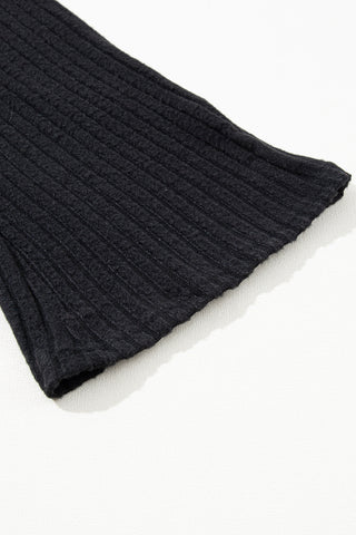 Ribbed Knit Loungewear Set - 4 Colors