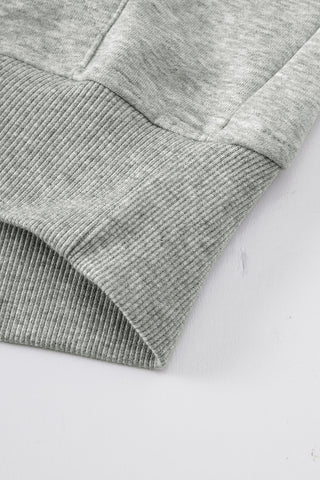 Quarter Zip Hight Neck Sweatshirt - 3 Colors