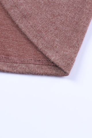 Hoodie with Tortoise Shell Button Front