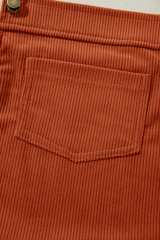 Corduroy Overalls Dress - 3 Colors