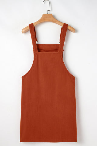 Corduroy Overalls Dress - 3 Colors