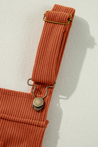 Corduroy Overalls Dress - 3 Colors