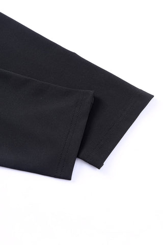 High Waisted Leggings with Criss Cross Detail
