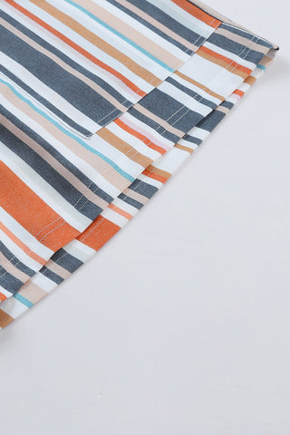 Vintage Wash Striped Shorts