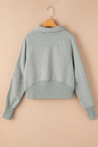 Quarter Zip Hight Neck Sweatshirt - 3 Colors