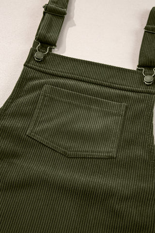 Corduroy Overalls Dress - 3 Colors